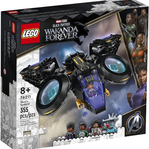 Lego Marvel Shuri's Sunbird για 8+ Ετών