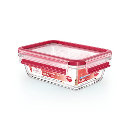 Emsa Δοχείο Φαγητού Γυάλινο Διάφανο 700ml