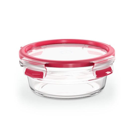 Emsa Δοχείο Φαγητού Γυάλινο Κόκκινο 600ml