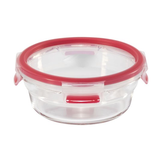 Emsa Δοχείο Φαγητού Γυάλινο Κόκκινο 600ml