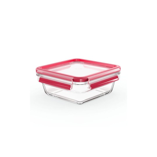 Emsa Δοχείο Φαγητού Γυάλινο Κόκκινο 800ml