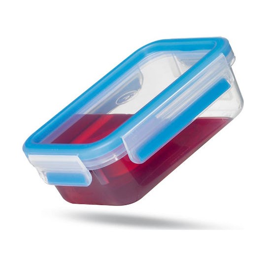 Emsa Clip & Close Σετ Δοχεία Φαγητού Πλαστικά Μπλε 3τμχ