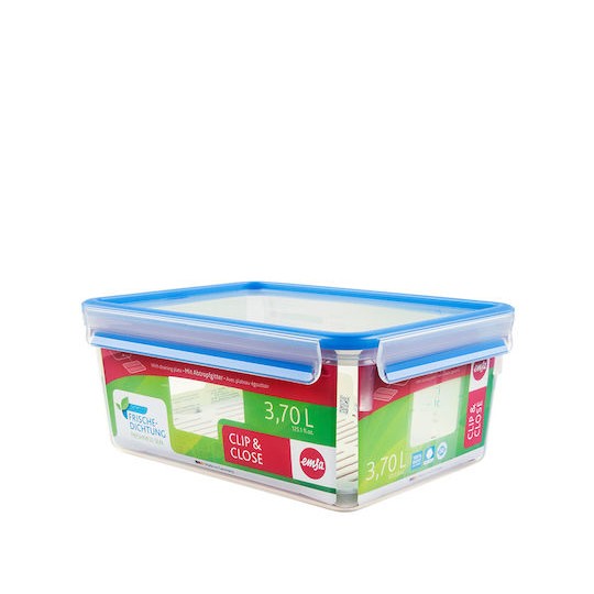 Emsa Clip Δοχείο Φαγητού Πλαστικό Μπλε 26.3x26.5cm