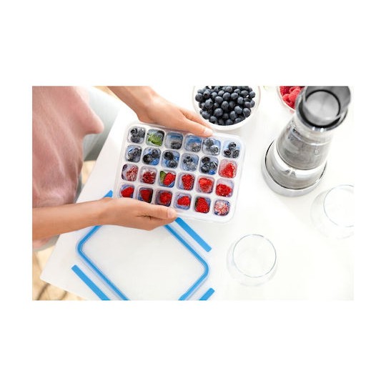 Emsa Clip Δοχείο Φαγητού Πλαστικό Μπλε 26.3x26.5cm