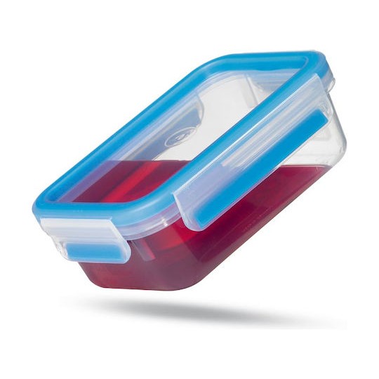 Emsa Clip & Close Σετ Δοχεία Φαγητού Πλαστικά Blue 17.5x12.5cm 3τμχ