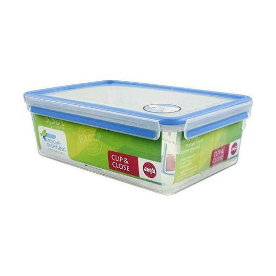 Emsa Clip & Close Δοχείο Φαγητού Πλαστικό Μπλε 5.5lt