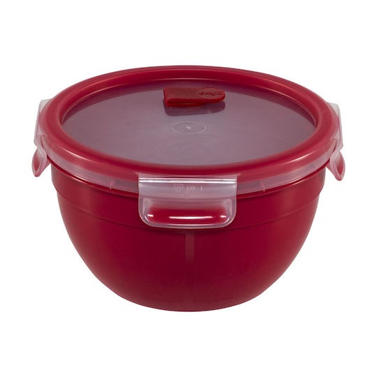 Emsa Clip & Micro Δοχείο Φαγητού Πλαστικό Κόκκινο 1.1lt