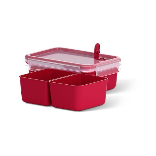 Emsa Clip Δοχείο Φαγητού Πλαστικό Κόκκινο 33.8x19.5cm
