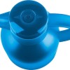 Emsa Jug Quick Press Translucent Κανάτα Θερμός Πλαστικό 1lt Μπλε με Λαβή