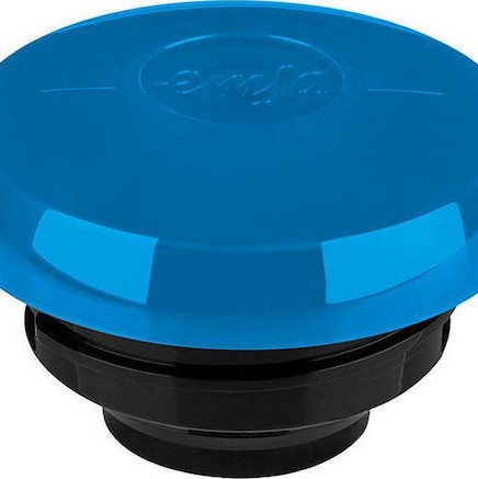 Emsa Jug Quick Press Translucent Κανάτα Θερμός Πλαστικό 1lt Μπλε με Λαβή