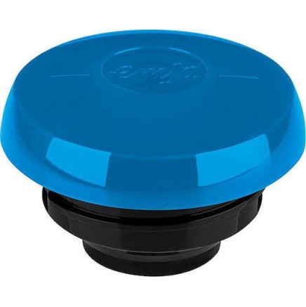 Emsa Jug Quick Press Translucent Κανάτα Θερμός Πλαστικό 1lt Μπλε με Λαβή