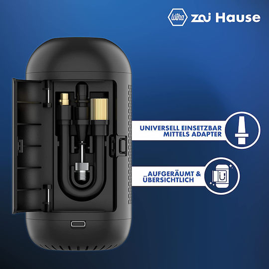 Wiha Τρόμπα Αυτοκινήτου 150PSI με Καλώδιο Αναπτήρα 12V