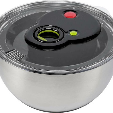 Emsa Salad Spinner Σουρωτήρι Λαχανικών από Ανοξείδωτο Ατσάλι 27.8x26.5cm