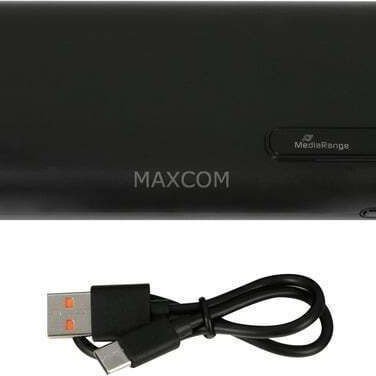MediaRange MR756 Power Bank 20000mAh με 2 Θύρες USB-A και Θύρα USB-C Power Delivery / Quick Charge 3.0 Μαύρο
