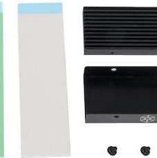 Silverstone M.2 Passive Cooler Slim-profile Aluminum Black Ψύξη Μ.2 SSD Μαύρο