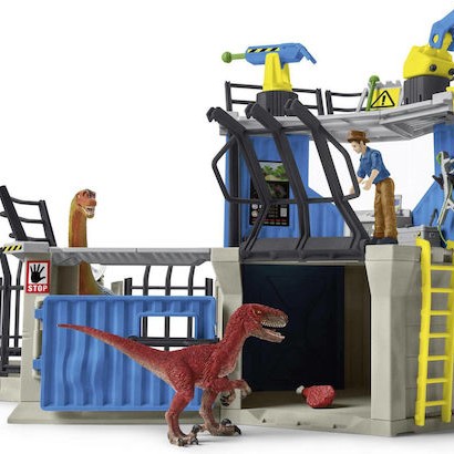 Schleich-S Παιχνίδι Μινιατούρα Σετ Large Dino Research Station για 4+ Ετών