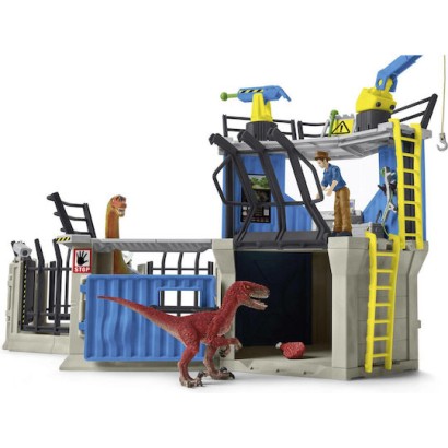 Schleich-S Παιχνίδι Μινιατούρα Σετ Large Dino Research Station για 4+ Ετών