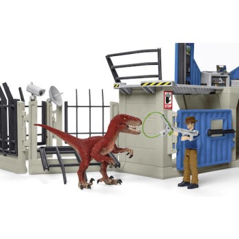 Schleich-S Παιχνίδι Μινιατούρα Σετ Large Dino Research Station για 4+ Ετών