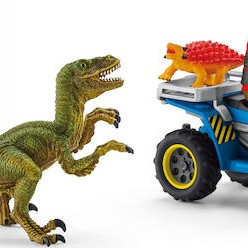 Schleich-S Παιχνίδι Μινιατούρα Σετ Quad Escape From Velociraptor για 4+ Ετών 19εκ.