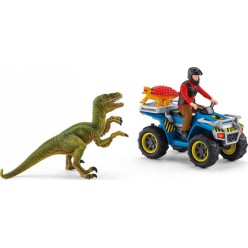 Schleich-S Παιχνίδι Μινιατούρα Σετ Quad Escape From Velociraptor για 4+ Ετών 19εκ.