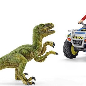 Schleich-S Παιχνίδι Μινιατούρα Σετ Quad Escape From Velociraptor για 4+ Ετών 19εκ.