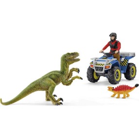 Schleich-S Παιχνίδι Μινιατούρα Σετ Quad Escape From Velociraptor για 4+ Ετών 19εκ.