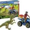 Schleich-S Παιχνίδι Μινιατούρα Σετ Quad Escape From Velociraptor για 4+ Ετών 19εκ.