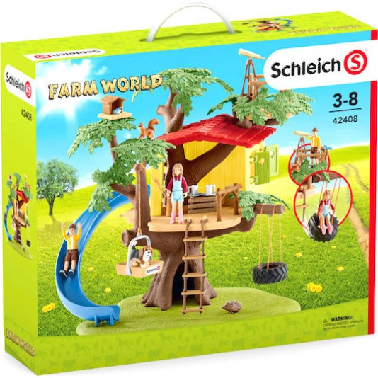 Schleich-S Παιχνίδι Μινιατούρα Σετ Farm World Adventure Tree House για 3-8 Ετών
