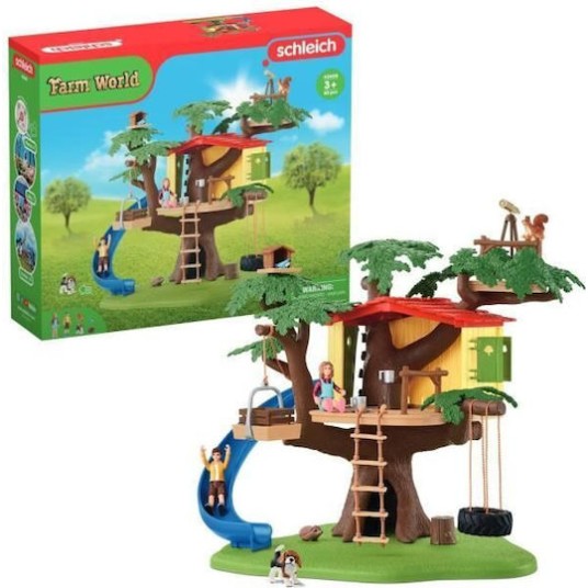 Schleich-S Παιχνίδι Μινιατούρα Σετ Farm World Adventure Tree House για 3-8 Ετών