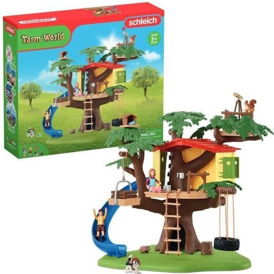 Schleich-S Παιχνίδι Μινιατούρα Σετ Farm World Adventure Tree House για 3-8 Ετών