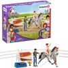 Schleich-S Παιχνίδι Μινιατούρα Horse Club Mia’s Vaulting Riding Set για 3+ Ετών