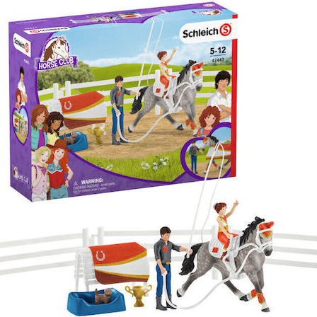Schleich-S Παιχνίδι Μινιατούρα Horse Club Mia’s Vaulting Riding Set για 3+ Ετών