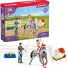 Schleich-S Παιχνίδι Μινιατούρα Horse Club Mia’s Vaulting Riding Set για 3+ Ετών