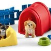 Schleich-S Παιχνίδι Μινιατούρα Σετ Puppy Pen για 3-8 Ετών