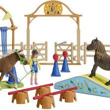 Schleich-S Παιχνίδι Μινιατούρα Σετ Farm World Pony Agility Training για 3-8 Ετών
