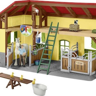 Schleich-S Παιχνίδι Μινιατούρα Σετ Horse Club Stable