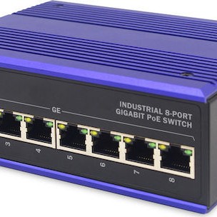 Digitus DN-651121 Unmanaged L2 PoE+ Switch με 8 Θύρες Ethernet