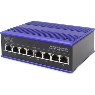 Digitus DN-651121 Unmanaged L2 PoE+ Switch με 8 Θύρες Ethernet