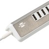 Brennenstuhl USB 2.0 Hub 5 Θυρών με σύνδεση USB-A Ασημί