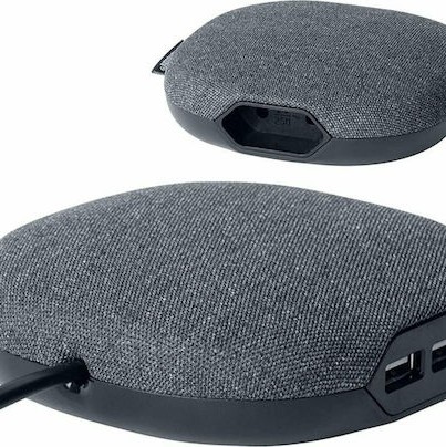 Brennenstuhl Βάση Φόρτισης με 2 Θύρες USB-A σε Γκρι χρώμα (1150020010)