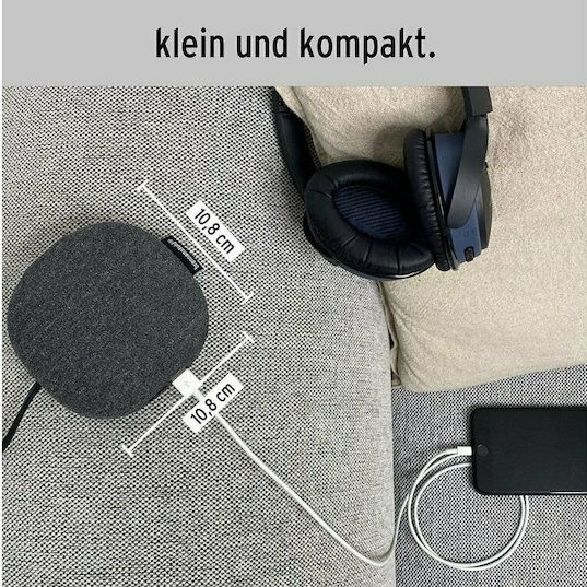 Brennenstuhl Βάση Φόρτισης με 2 Θύρες USB-A σε Γκρι χρώμα (1150020010)