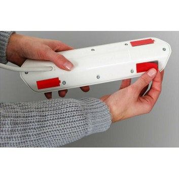 Brennenstuhl Πολύπριζο 4 Θέσεων με 2 USB-A και Καλώδιο 2m Ασημί