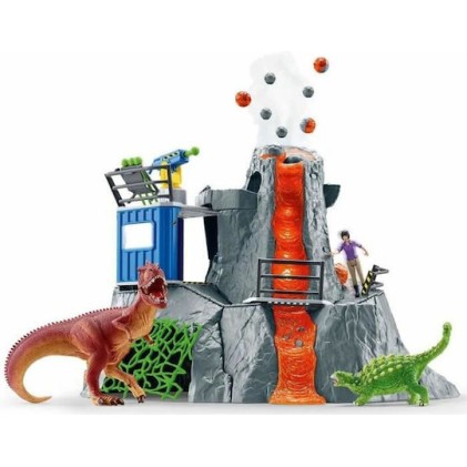 Schleich-S Παιχνίδι Μινιατούρα Ηφαίστειο Αρχηγείο Εξερεύνησης για 4+ Ετών