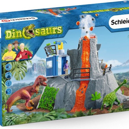 Schleich-S Παιχνίδι Μινιατούρα Ηφαίστειο Αρχηγείο Εξερεύνησης για 4+ Ετών