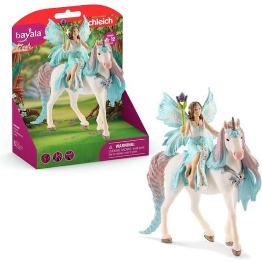 Schleich-S Παιχνίδι Μινιατούρα Fairy Eyela with Princess Unicorn Bayala για 7-12 Ετών 18εκ.