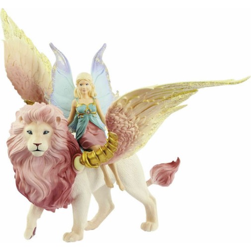 Schleich-S Παιχνίδι Μινιατούρα Fairy in Flight on Winged Lion Bayala για 3+ Ετών 18εκ.