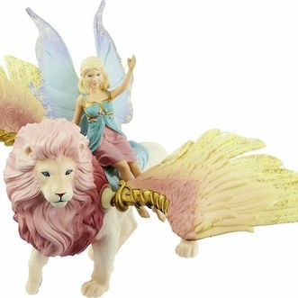 Schleich-S Παιχνίδι Μινιατούρα Fairy in Flight on Winged Lion Bayala για 3+ Ετών 18εκ.