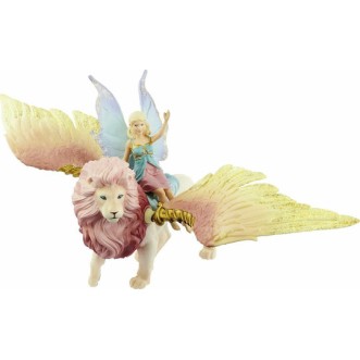 Schleich-S Παιχνίδι Μινιατούρα Fairy in Flight on Winged Lion Bayala για 3+ Ετών 18εκ.