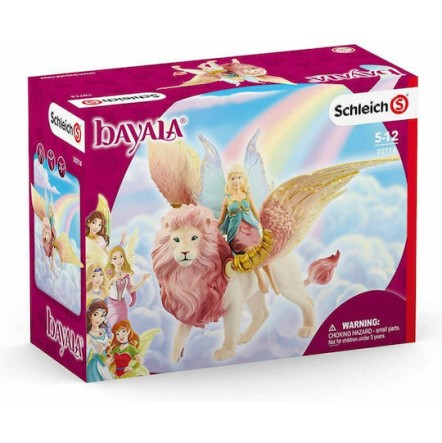 Schleich-S Παιχνίδι Μινιατούρα Fairy in Flight on Winged Lion Bayala για 3+ Ετών 18εκ.