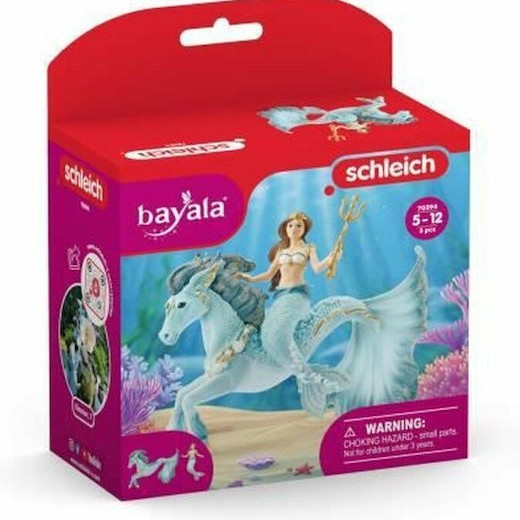 Schleich-S Mermaid Eyela On Underwater Horse